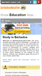 Mobile Screenshot of barbadoseducation.info
